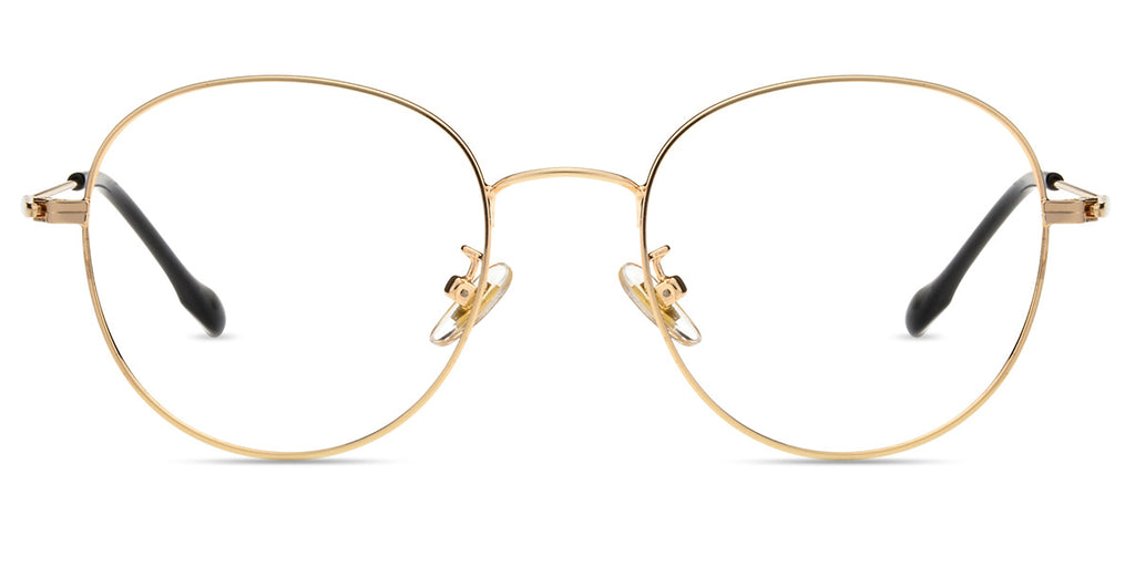 Gold blue light glasses
