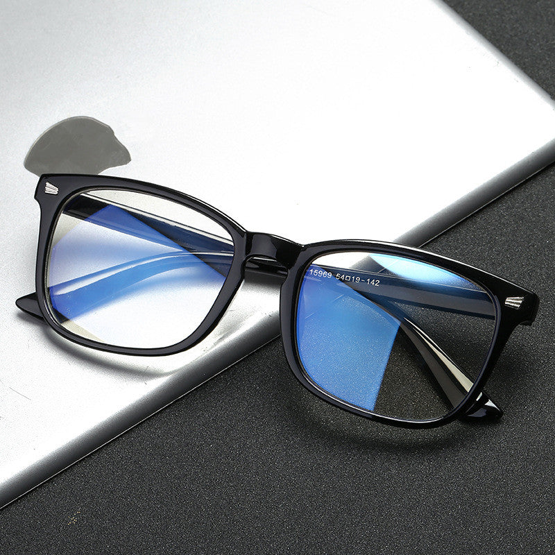 Black anti-blue light glasses