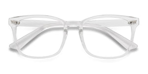 clear frame blue light glasses
